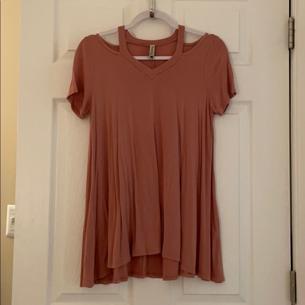 Pomelo Muave Dusty Rose Tunic style shirt